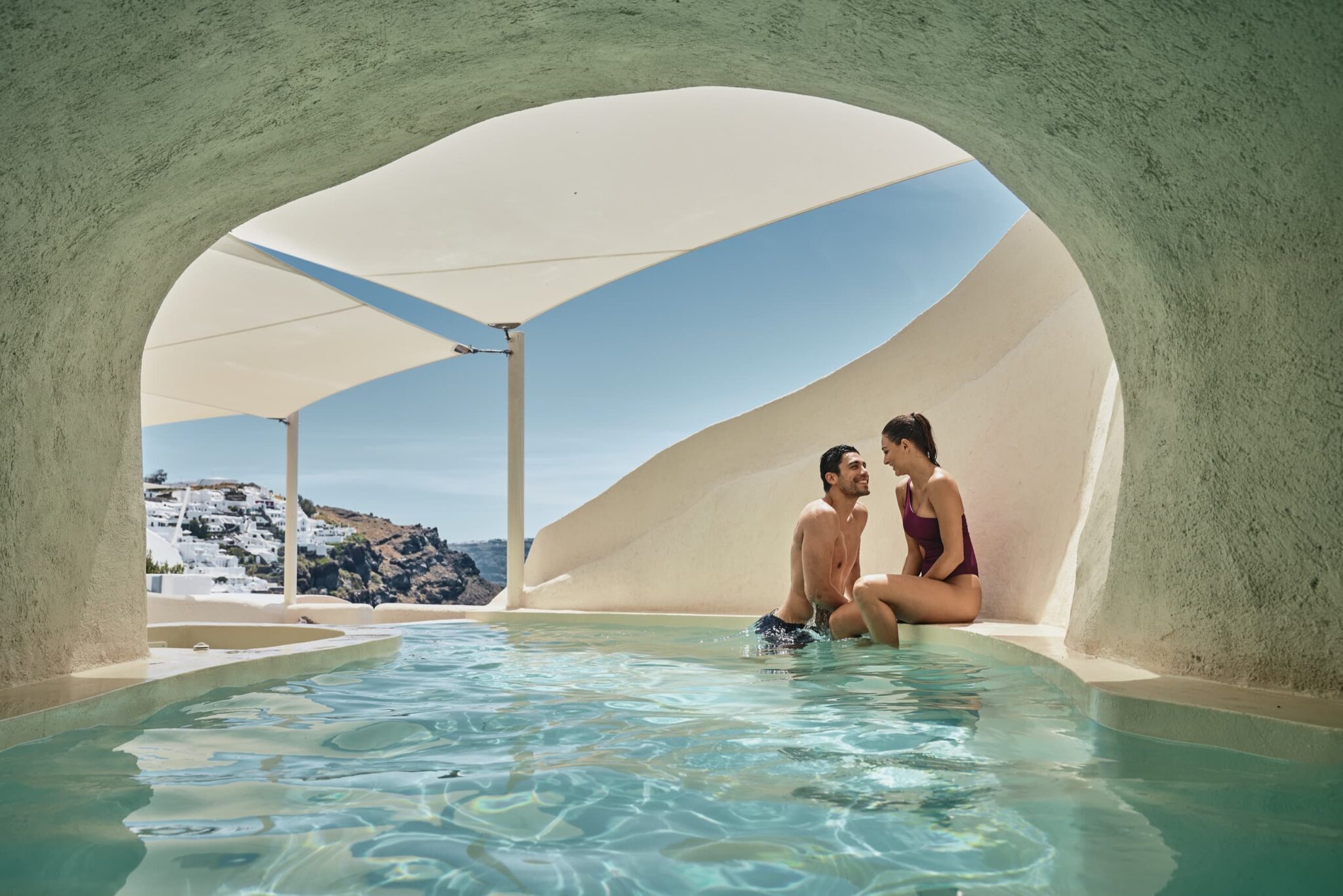Mystique Luxury Collection Hotel with Caves rooms and Caldera Views, Oia, Santorini, Greece