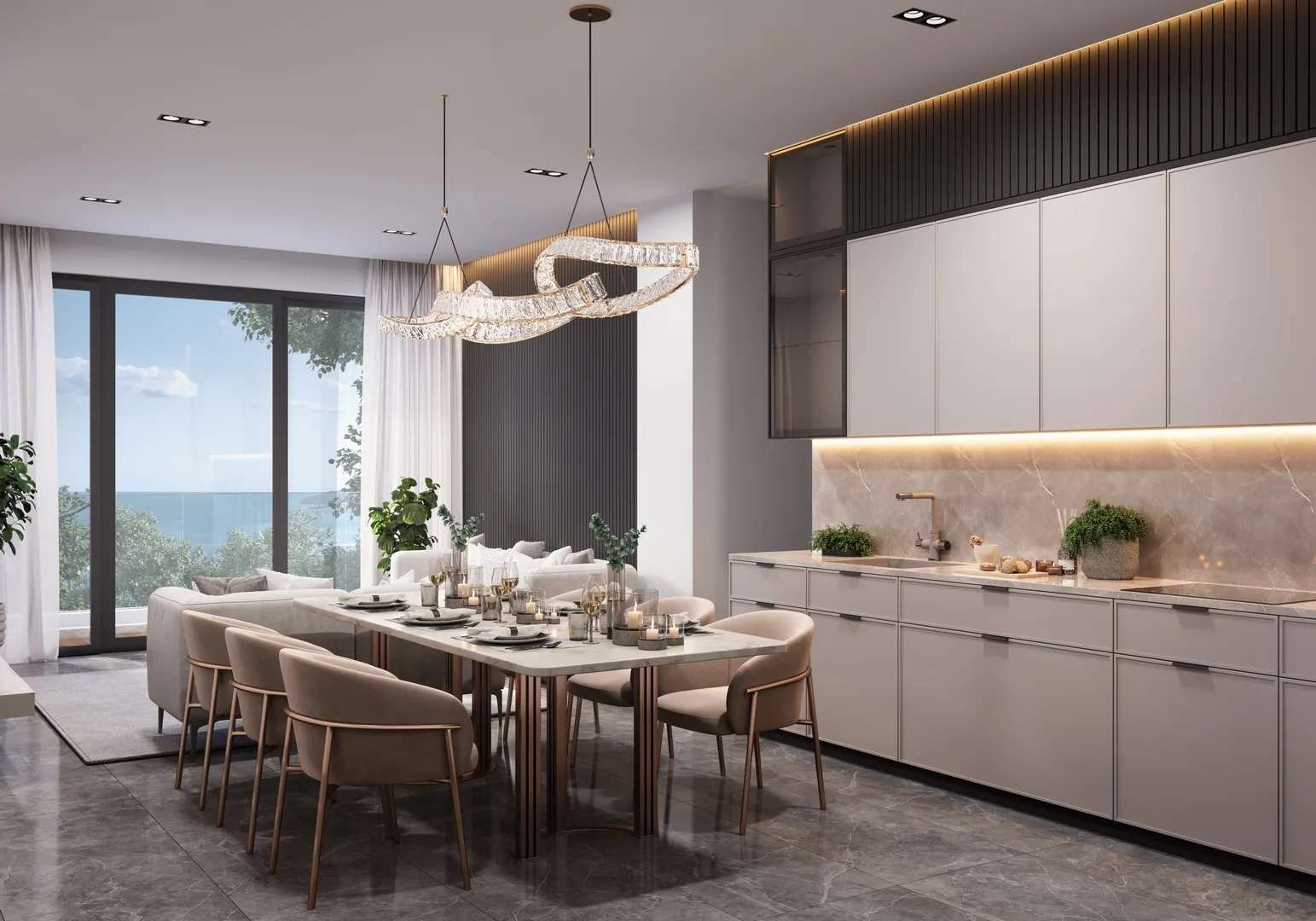 Luxury 1-Bedroom Apartment for Sale with Sea View Near Beaches in Yeroskipou, Paphos, Cyprus