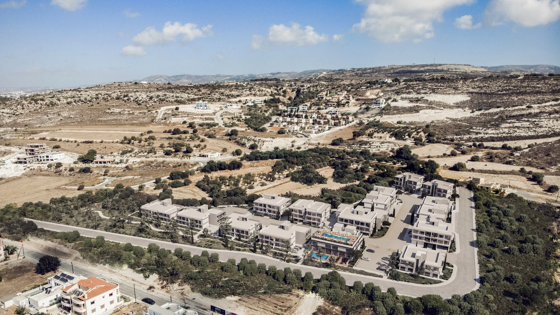 Modern 1-Bedroom apartment in Gated Community, Yeroskipou, Paphos for Sale