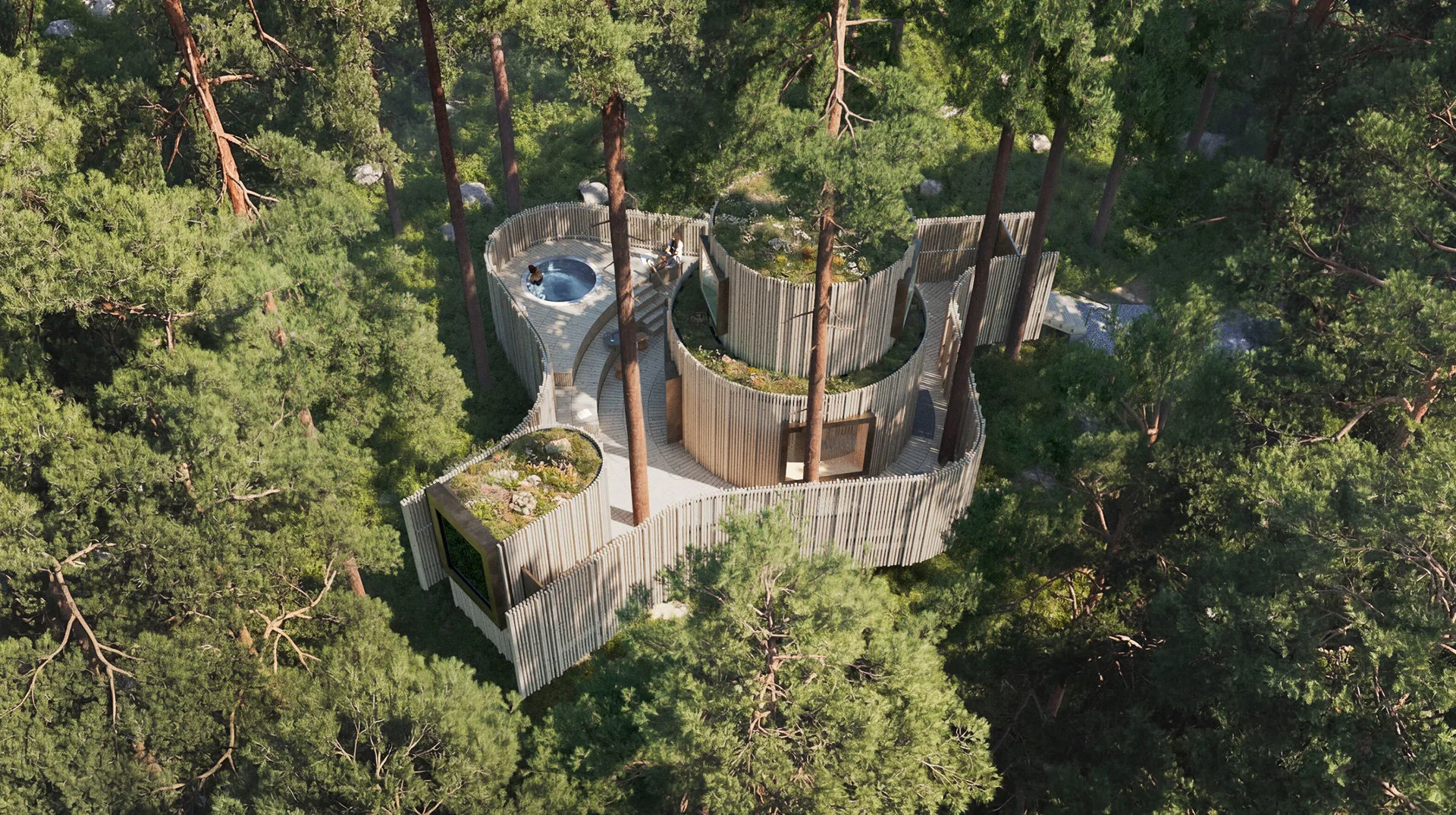 Treehotel Luxury Treehouse Resort Swedish Lapland Harads Sweden