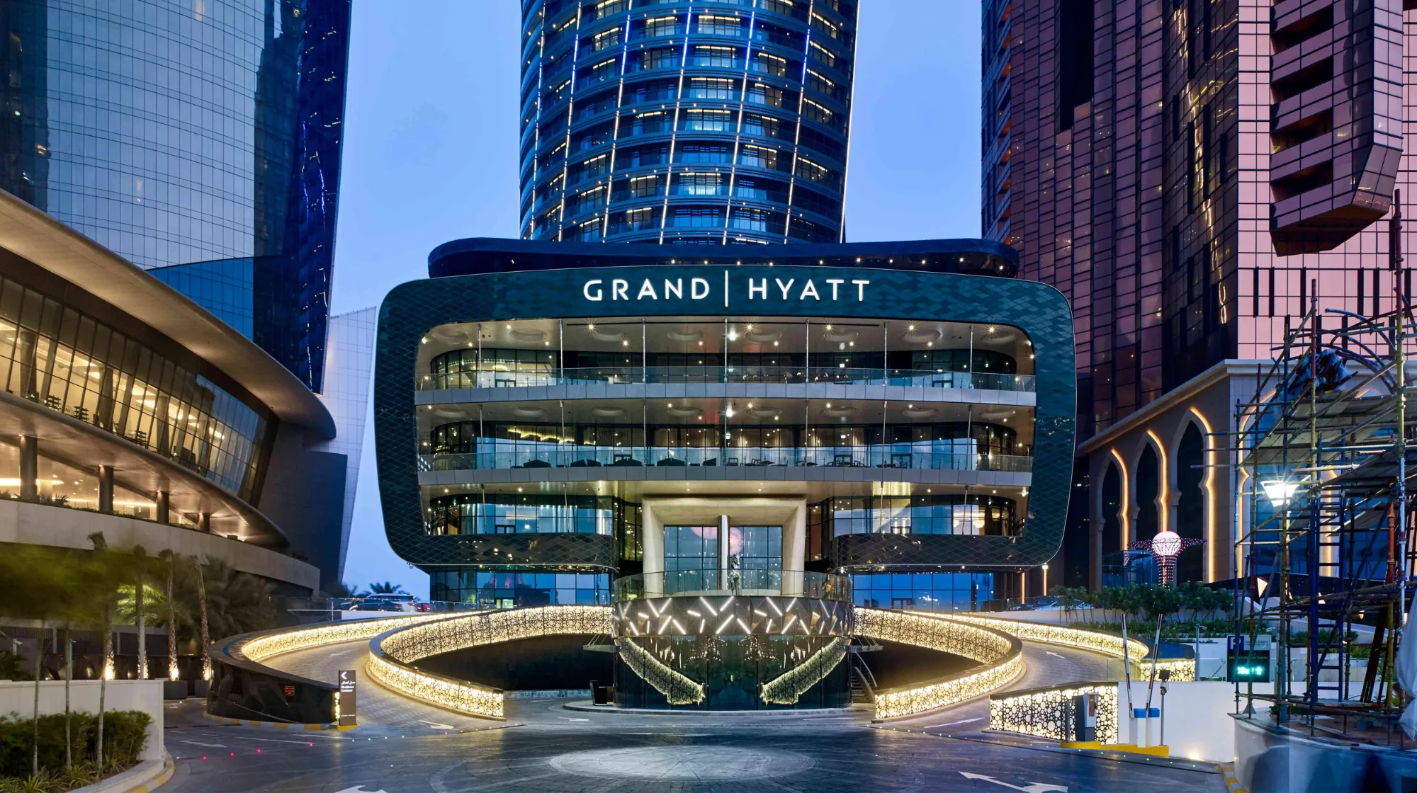 Grand Hyatt Abu Dhabi Hotel & Residences Emirates Pearl Luxury Five-Star Hotel in Abu Dhabi United Arab Emirates, UAE