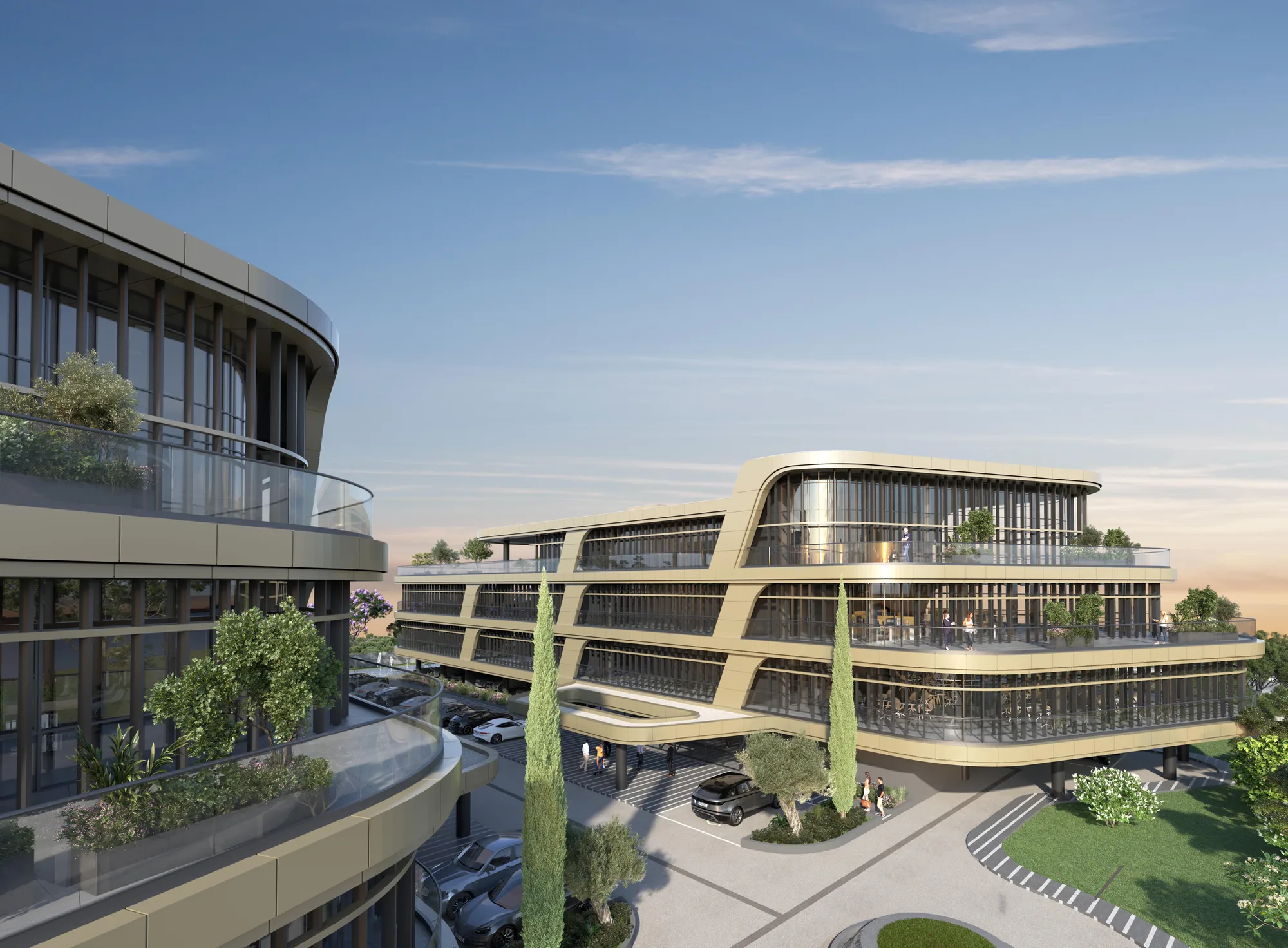 Office-to-Office Building Complex for Sale – Yermasoya, Limassol | Premium Business & Wellness Campus