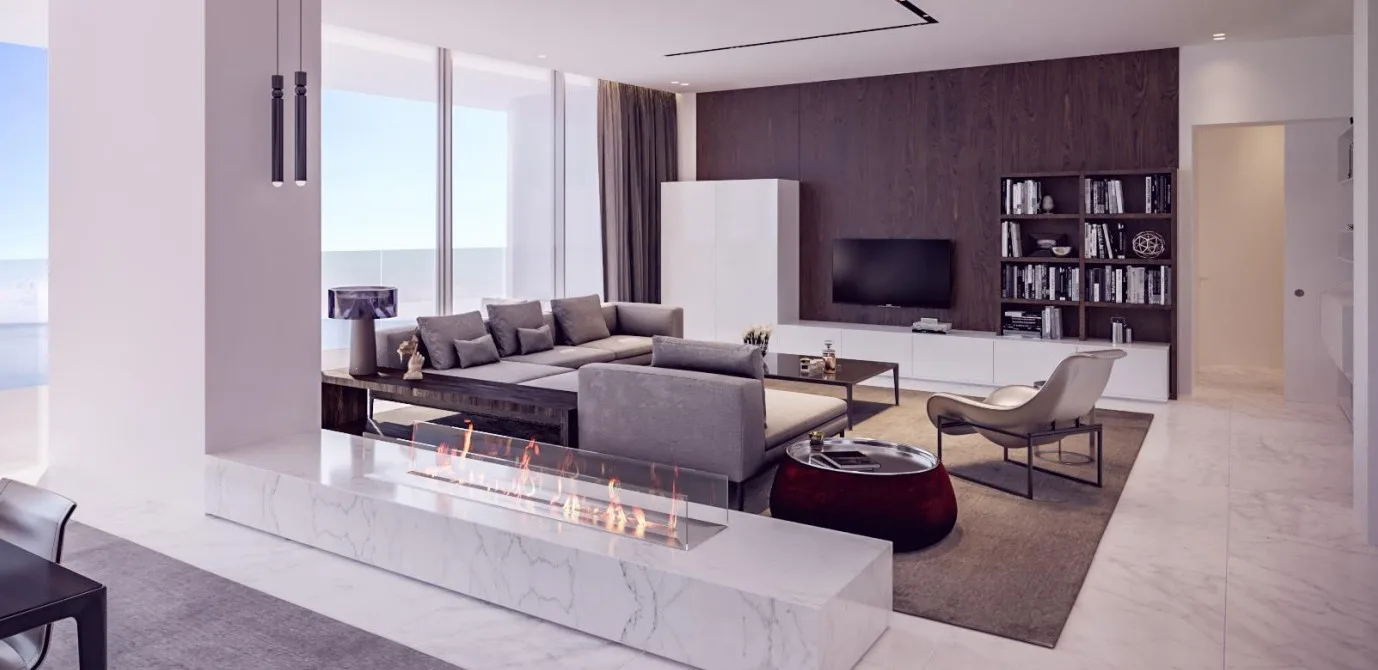 Beachfront Duplex 2-floor Luxury 3-Bedroom apartment for sale in Limassol, Cyprus