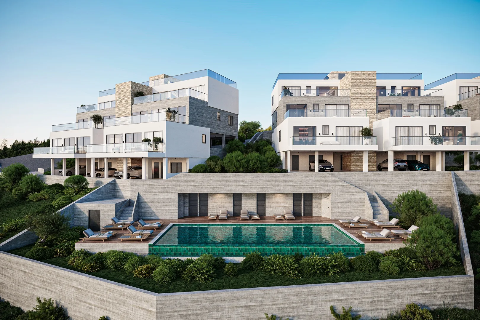 Luxury Sea View 2-bedroom Apartments for Sale in Chloraka, Paphos, Cyprus