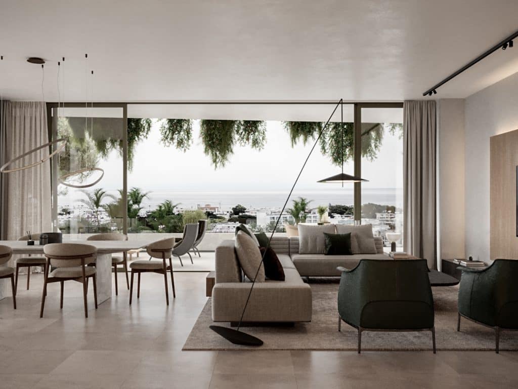 Ultra-Modern 3-Bedroom Ocean-View Apartment for Sale in Central Paphos, Cyprus