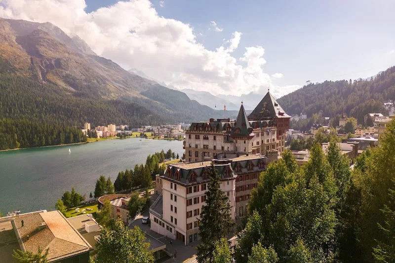 Badrutt's Palace Hotel, St. Moritz, Swiss Alps, Switzerland