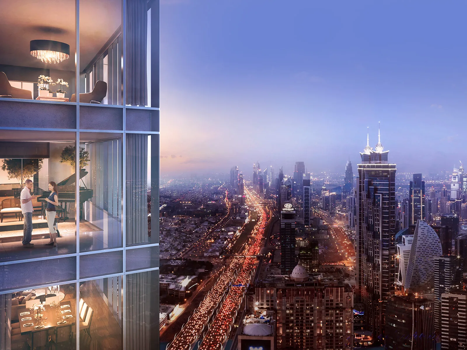 Luxury 2-Bedroom Apartment for Sale at AYKON City Tower B Dubai UAE