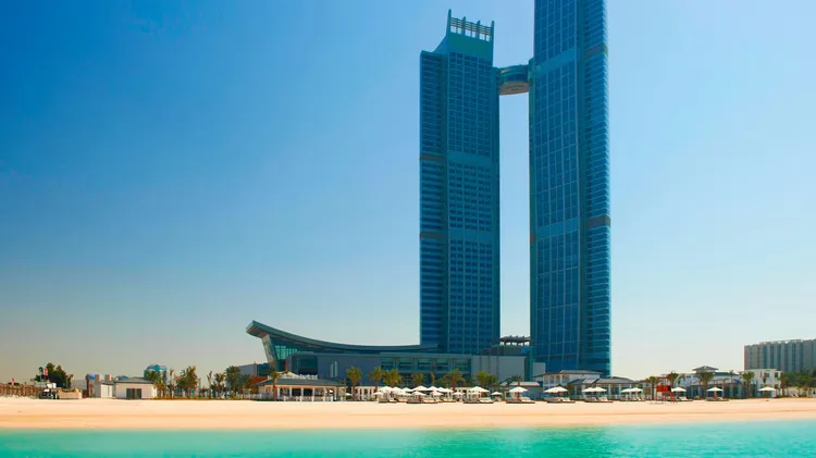 The St. Regis Abu Dhabi Luxury 5-Star Beachfront Hotel on the Corniche Abu Dhabi United Arab Emirates, UAE