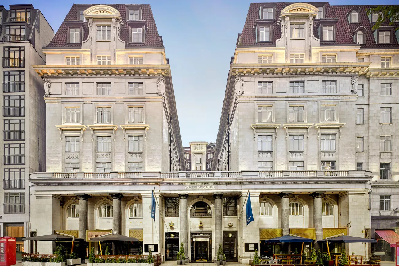 Sheraton Grand London Park Lane Luxury Hotel in Mayfair, London, UK